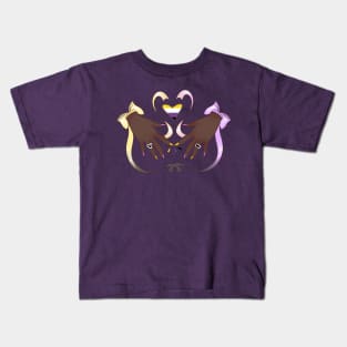 Non Binary Flag Ribbon Kids T-Shirt